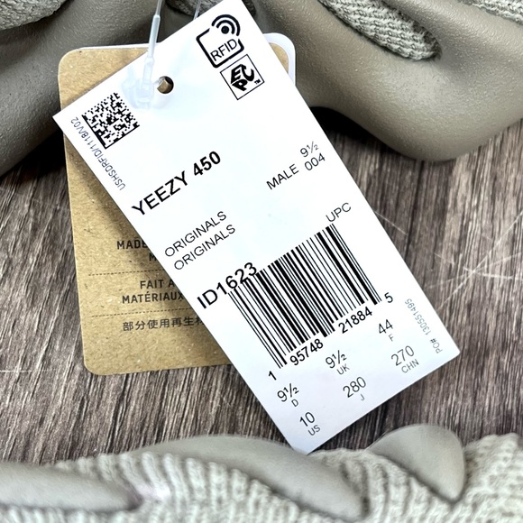 *Yeezy | 450 Cloud Sneaker Stone Flax Size 10 - Picture 15 of 15